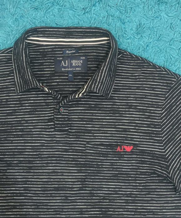 Tricou Armani Jeans - Onyx Stripes