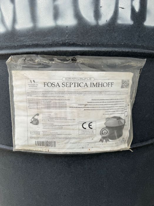 Fosă septică 1000l
