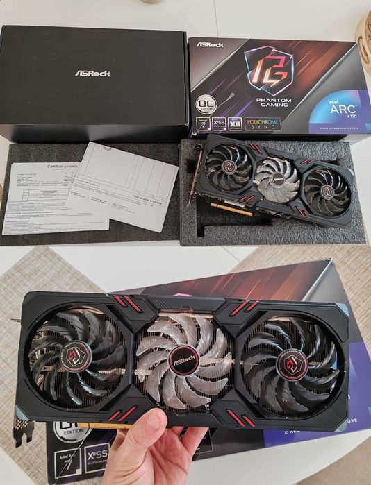 ASRock ARC A770 Phantom Gaming D OC 8GB GDDR6 256-bit garantie 2028