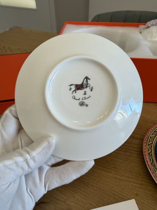Hermes Cheval d`Orient сет комплект за кафе / чай