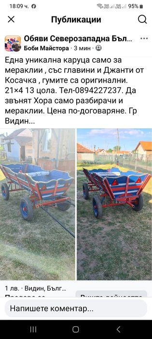 Каруца за Коне и Декорация!