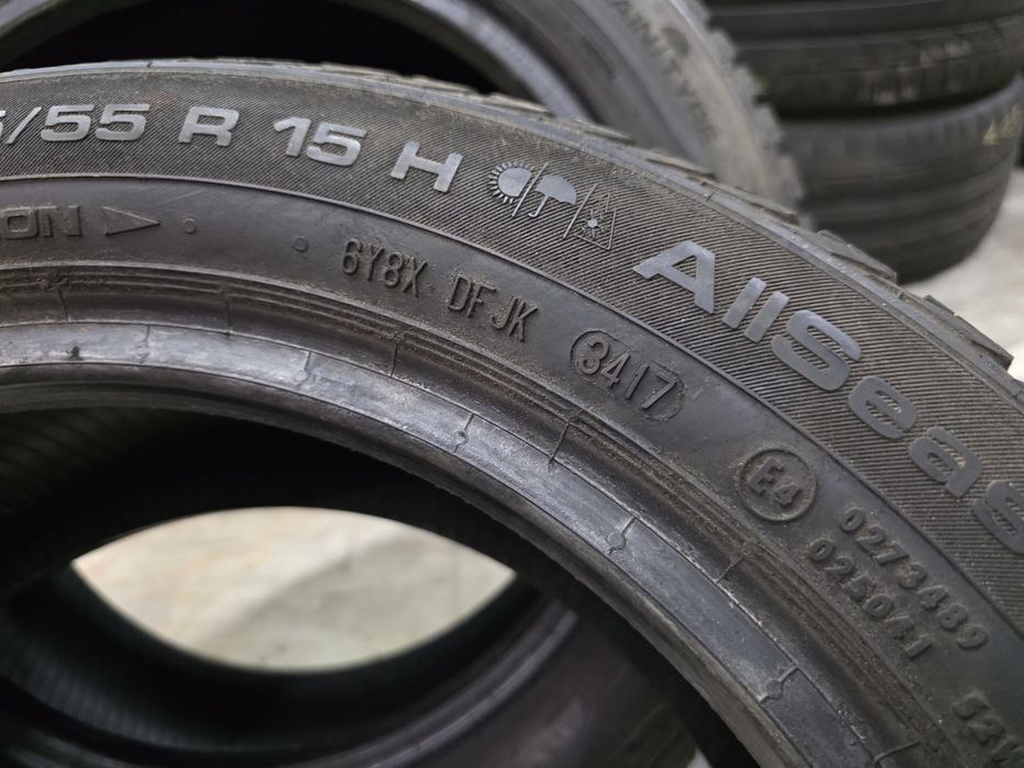 2бр Всесезонни гуми 185 55 15 - Uniroyal