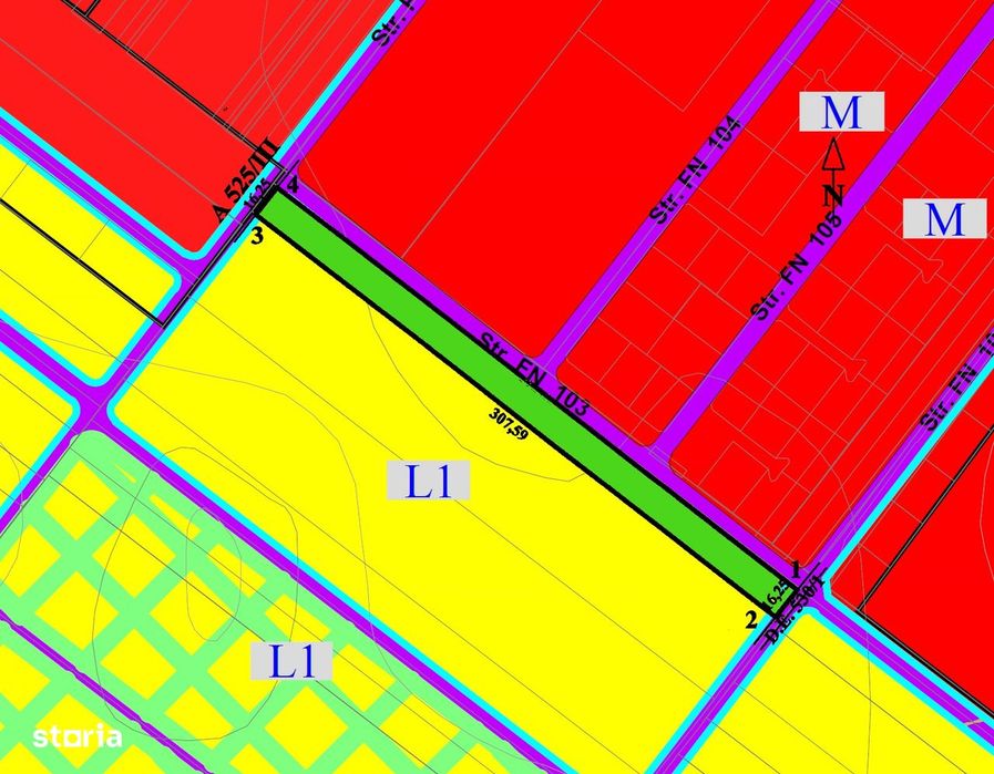 2.5oomp teren Popesti Leordeni, A0/DN4, utilitati, DESCHIDERE TRIPLA