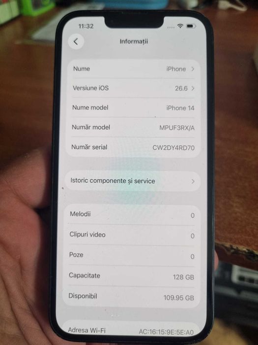 Vand Iphone 14 128GB