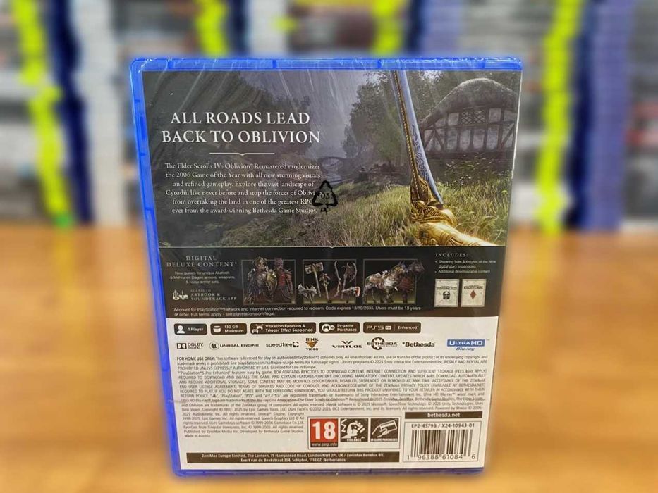 НОВЫЙ The Elder Scrolls IV: Oblivion Remastered - Deluxe Edition PS5