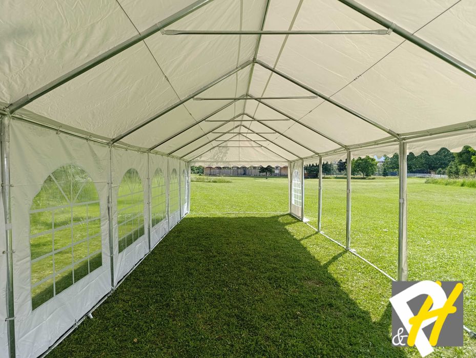 Професионална шатра 4х4 м - негорим и 100% водоустойчив брезент