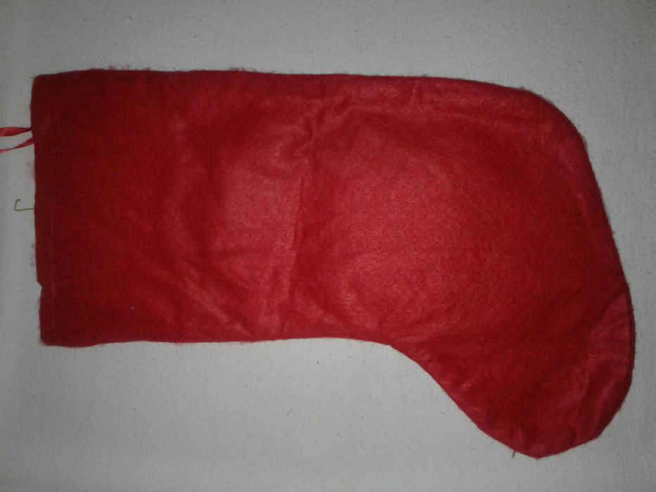 Soseta decoratiune de Craciun, pasla, 38cm, noua, nefolosita
