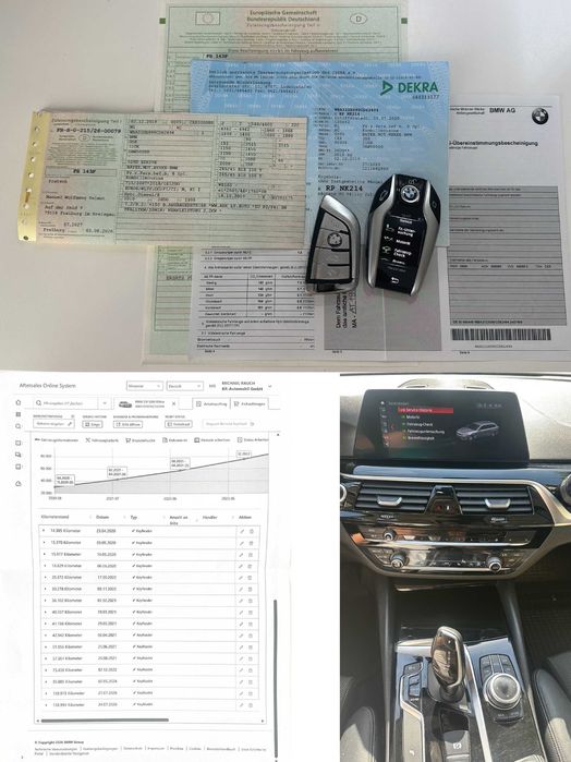 BMW 520d xDrive Sport Line | G31 | Display Cheie | Încălzire staționară | Sisteme de asistență | Panoramic | 12.2019 | 2 proprietari | Import Germania