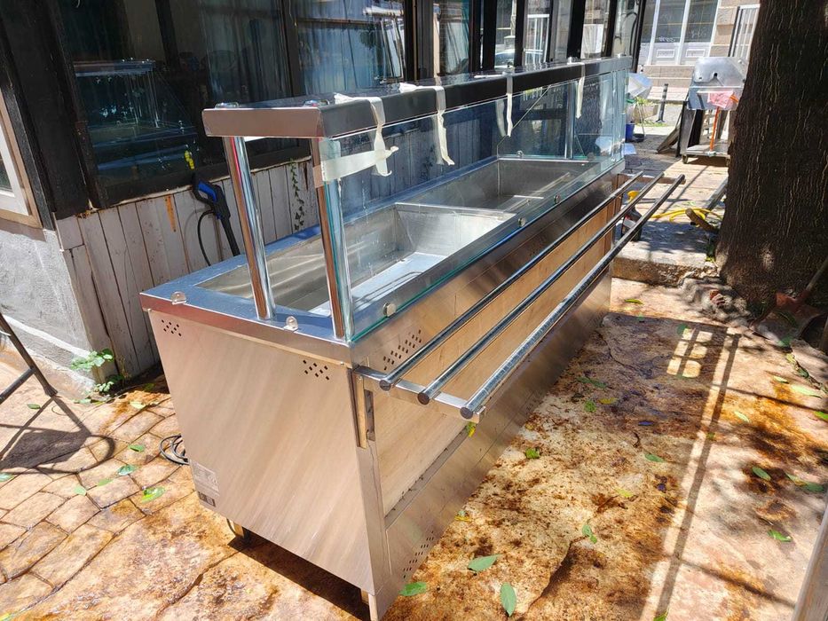 Електрическа топла витрина бен мари CSA Inox 6 × GN 1/1