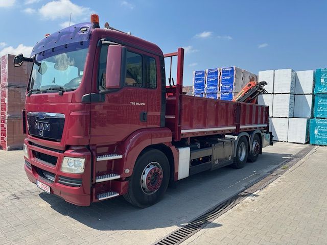 MAN TGS26320 Camion cu macara, basculabil, nefolosit in Romania