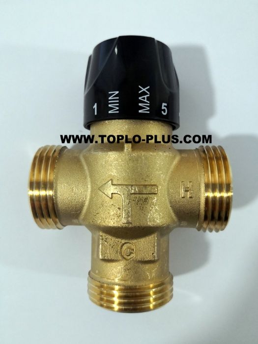 Трипътен смесителен вентил 1'' от 20°/45°