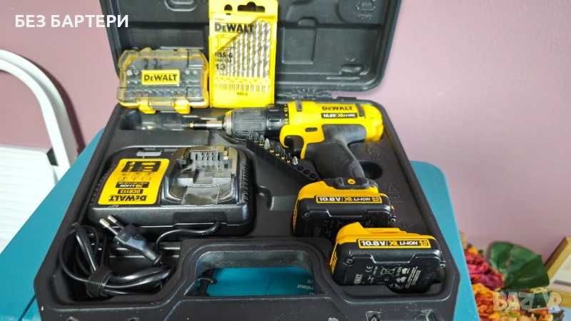 DEWALT DCD710 с комплект + битвое и свредла