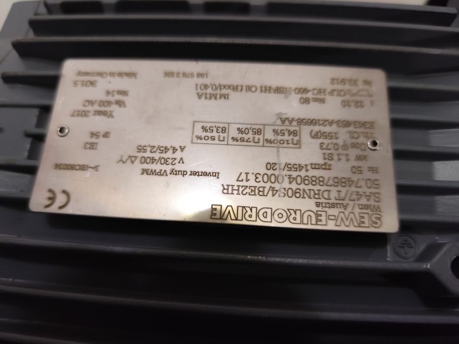 Reductor 1,1 kw  ,120 rotații