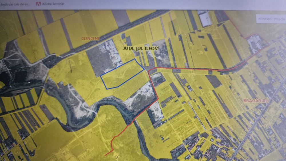 teren  clinceni- bragadiru OPORTUNITATE INVESTITIE suprafata/pozitie