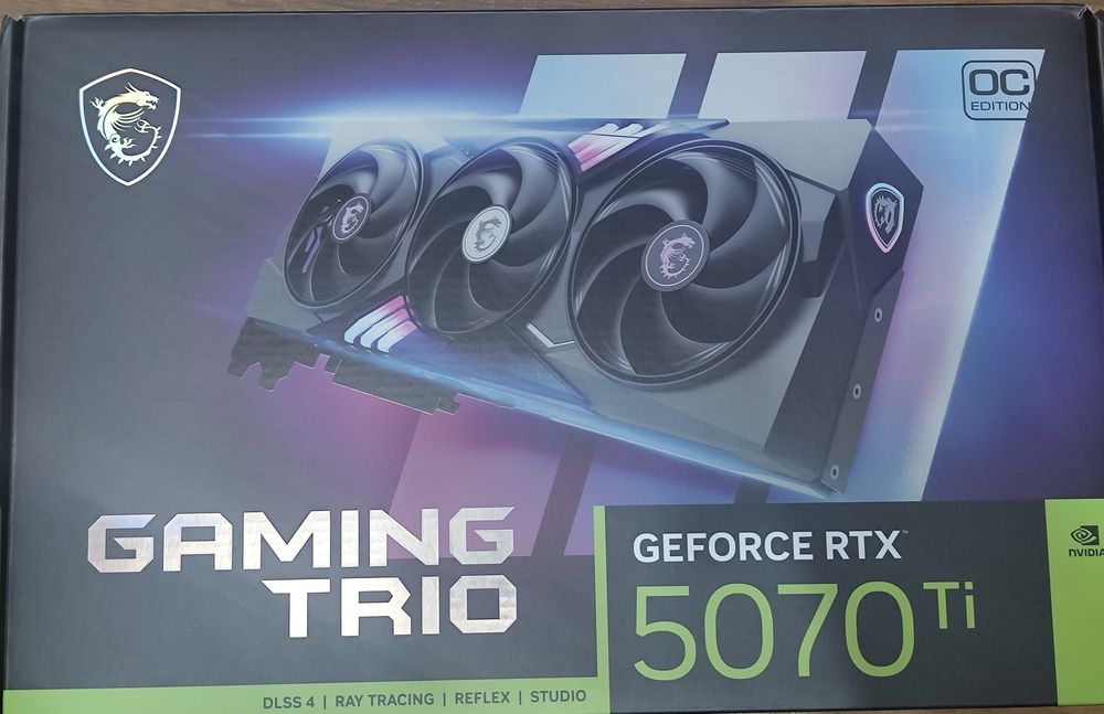 Видеокарта MSI GeForce RTX 5070 Ti, 16gb