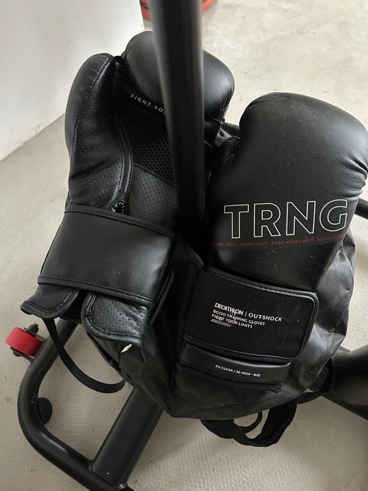 Sac de box MMA cu suport + manusi
