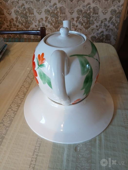Коллекционирование винтажной посуды.Чайник Сысерт.1967 г.