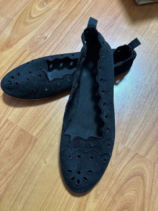 Balerini H&M cu broderie