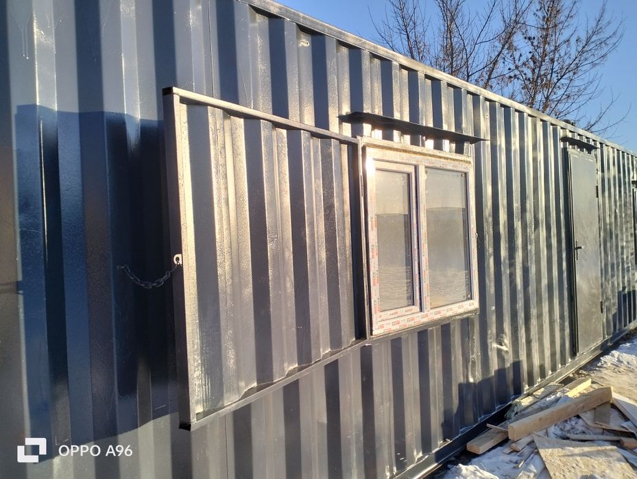 Контейнер, теплый "офис"