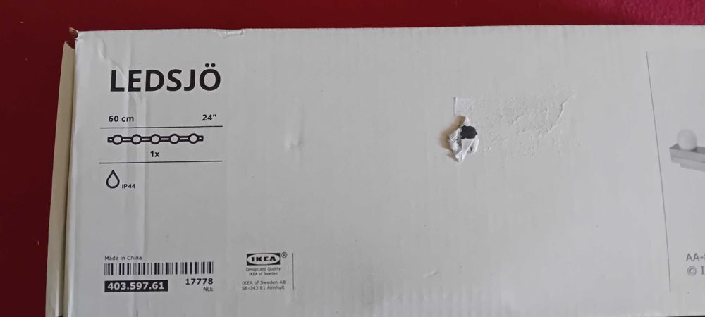Set 2 lampi ikea Ledsjo