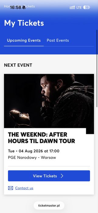 Vand 2 bilete The Weeknd tour 2026, 4 August, Varșovia