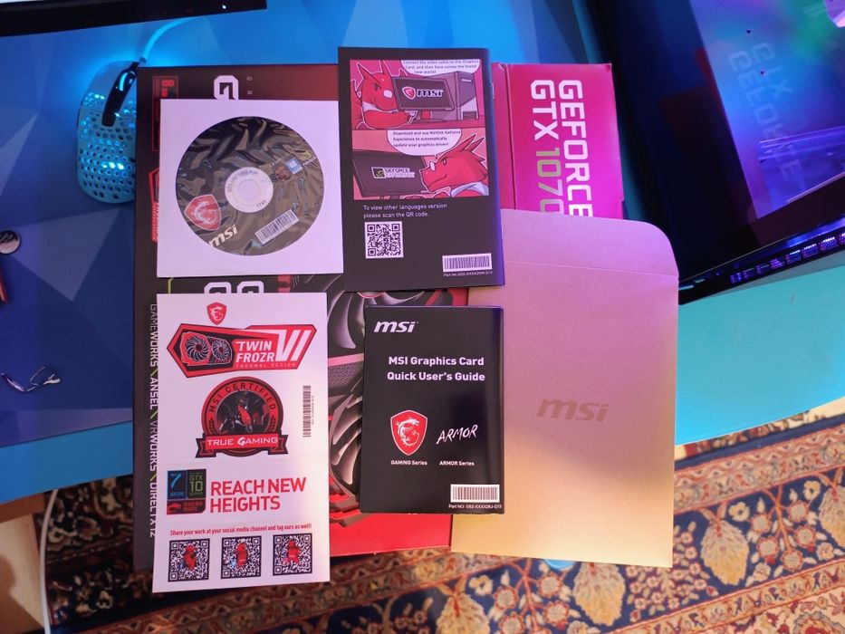 Видео карта MSI GTX 1070TI