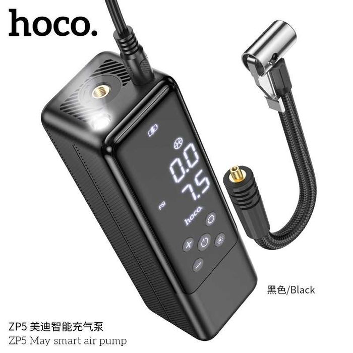 Автомобильный насос Hoco ZP5 Smart Air Pump Inflation 12V