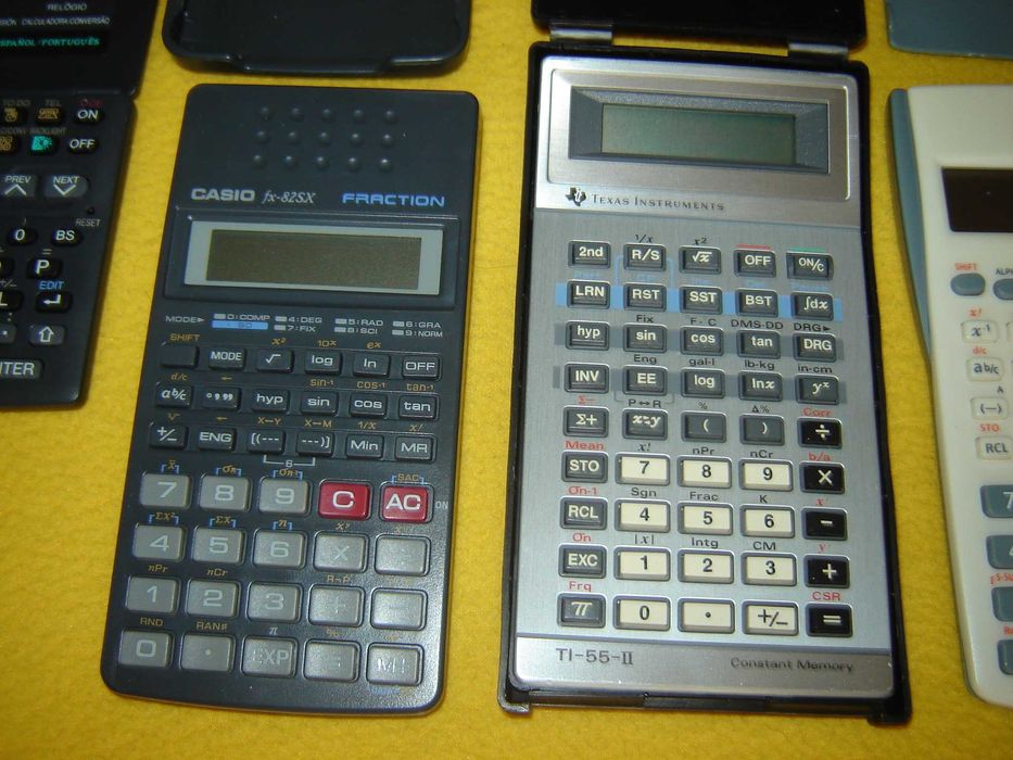 Calculatoare Casio,Sharp si Texas Japan anii 80-90