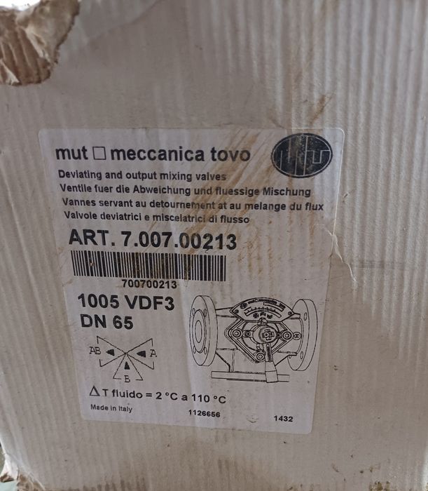 Vană amestec DN 65