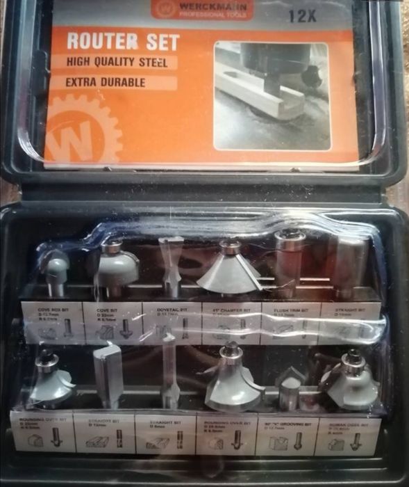 Комплект 12 части фрезоване