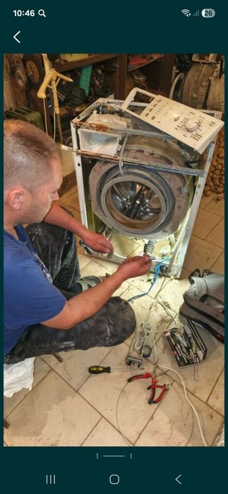 Ремонт Стиральных Машин на дому.  Гарантия на запчасти и на работу