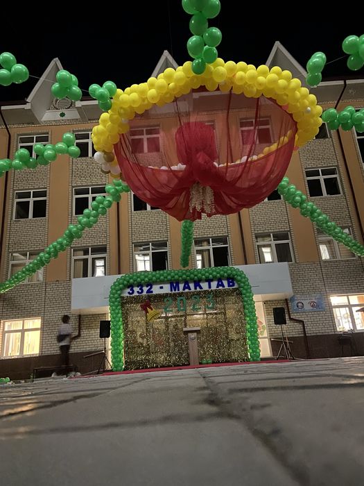 Sharlar bilan ofarmleniya bezatish-har bir tadbir uchun ajoyib g’oya!