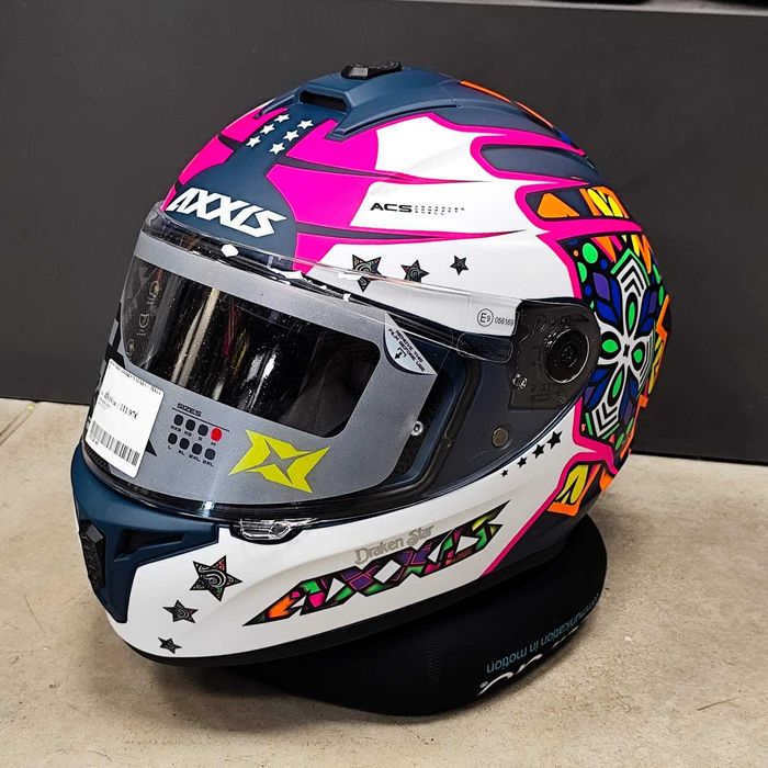 Каска AXXIS Draken S Star C7 MATT - Код: 83138