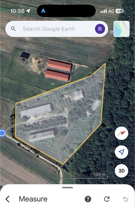 Ferma 17000  mp cu cladiri - Todiresti zona Solonet - 28 euro/mp