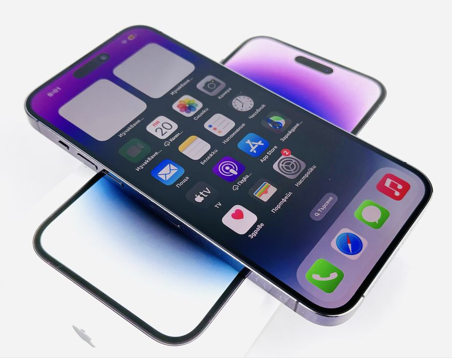 Apple iPhone 14 Pro Max 128GB Deep Purple Перфектен! Гаранция!