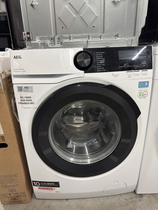 Masina de spalat rufe 10 kg AEG LR6AMZ410FL