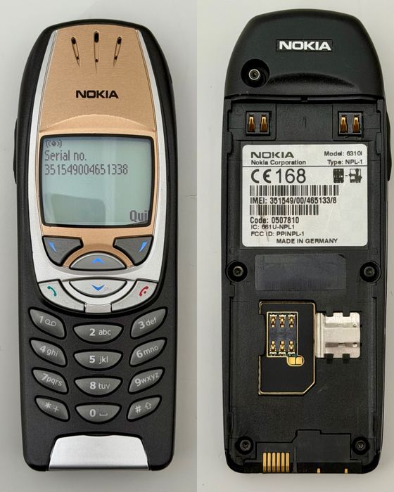 Nokia 6310i M.Y.2003  Libere de retea / Refurbished - CA NOI