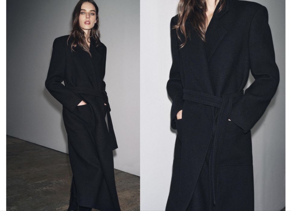 Палто Zara 75% вълна