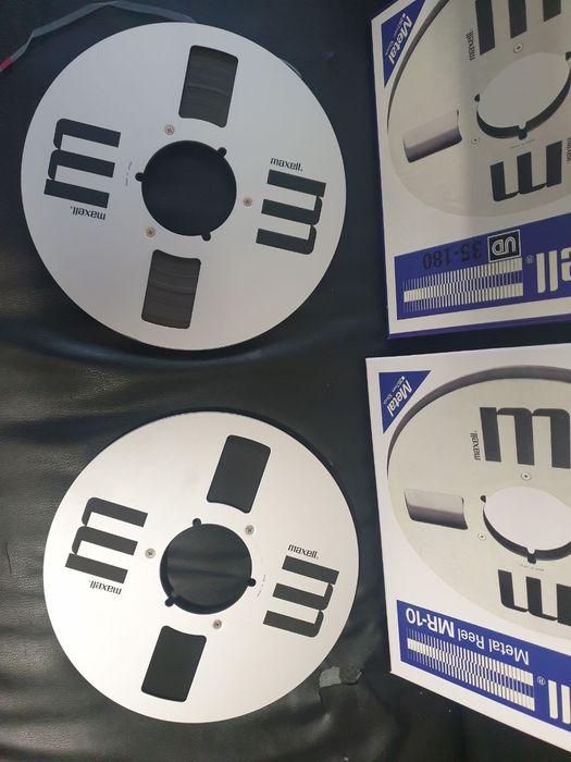 Метални магнетофонни ролки 26,5см 10,5" Maxell В перфектно