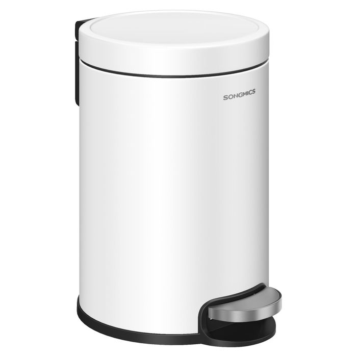 Кошче за тоалетна, баня с педал SONGMICS, стоманено