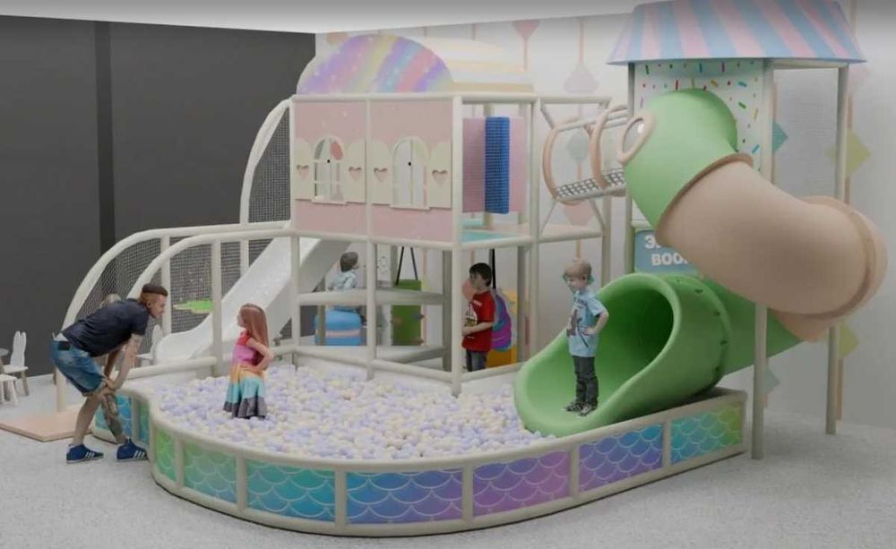 Детский лабиринт, детский игровой парк.