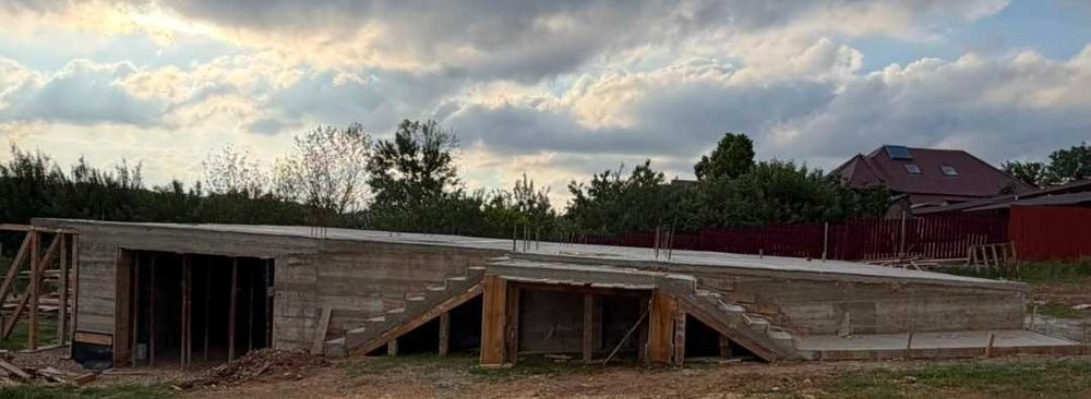 Teren de vanzare in Cheriu cu fundatie casa(198mp)