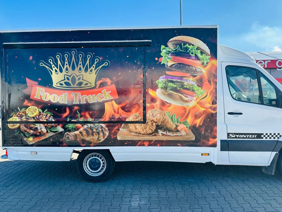 Mercedes sprinter fast food food truck rulota