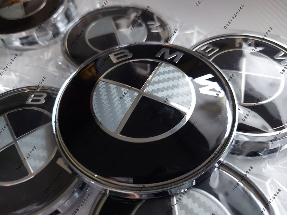 Карбонови емблеми 7 части за Бмв е36 е39 е46 е60 е61 е90 е91 Bmw X5