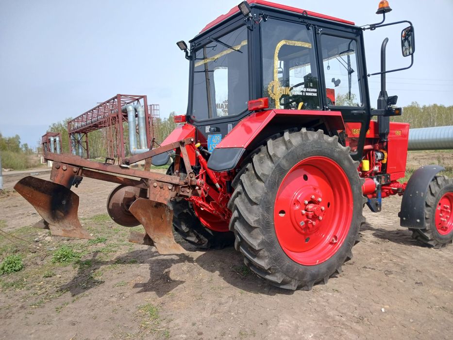 Вспашка участков плугом