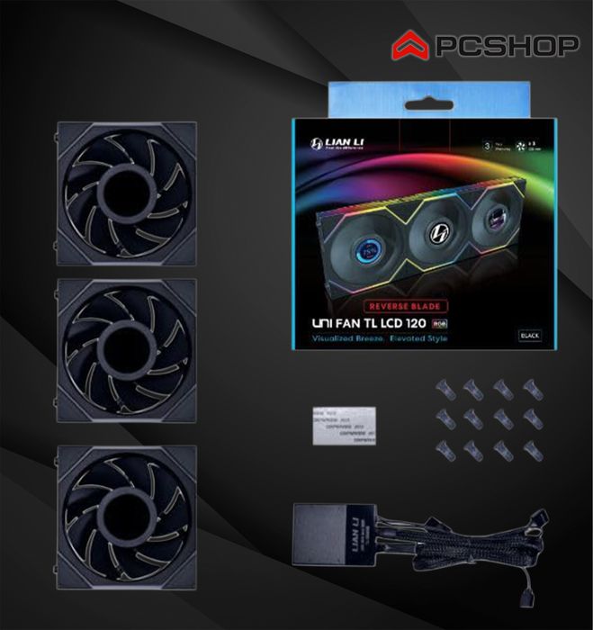 LIAN LI UNI FAN TL-120 Wireless FLEX Reverse 3x Pack