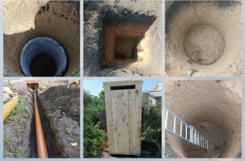 Копем Септик Траншей Туалет Под ключ!