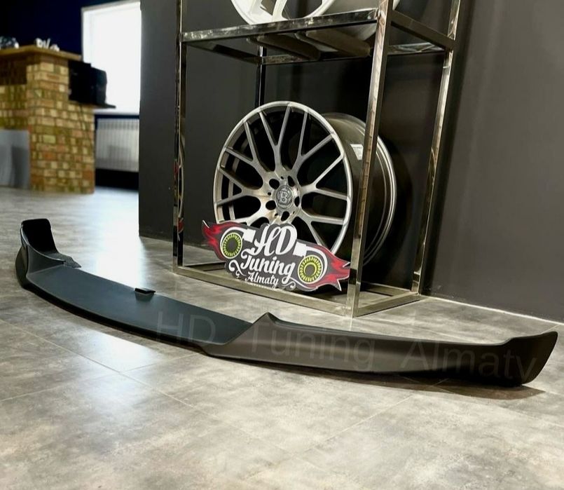 Губа на передний бампер BMW X6 E71