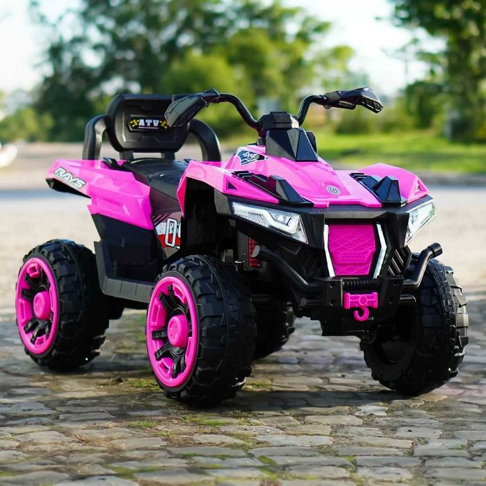 ATV electric pt. 2 copii 4x4 Kinderauto SuperOffroad V2 4x45W 12V Pink
