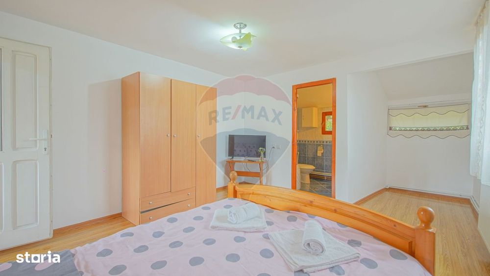 Casă + curte amenajată | 5 dormitoare, saună, sală sport | Purcăreni